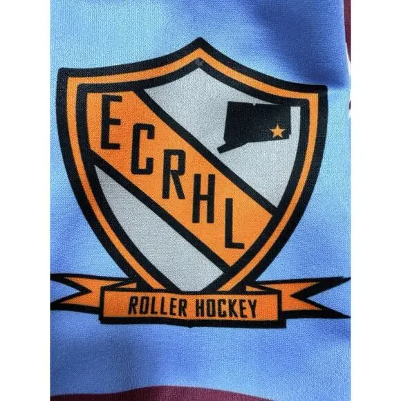 Rockstar Apparel *Rare* Bill Murray Roller Hockey Hoodie Polyester XL Blue - Picture 7 of 10